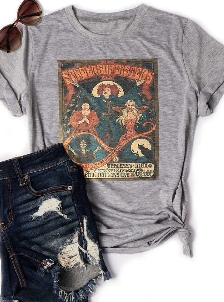 Bestdealfriday Sanderson Sisters Halloween Tee 9493193