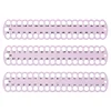 3pcs Cross Stitch Row Line Board PC 37-Hole Winding Board for DIY Sewing Storage