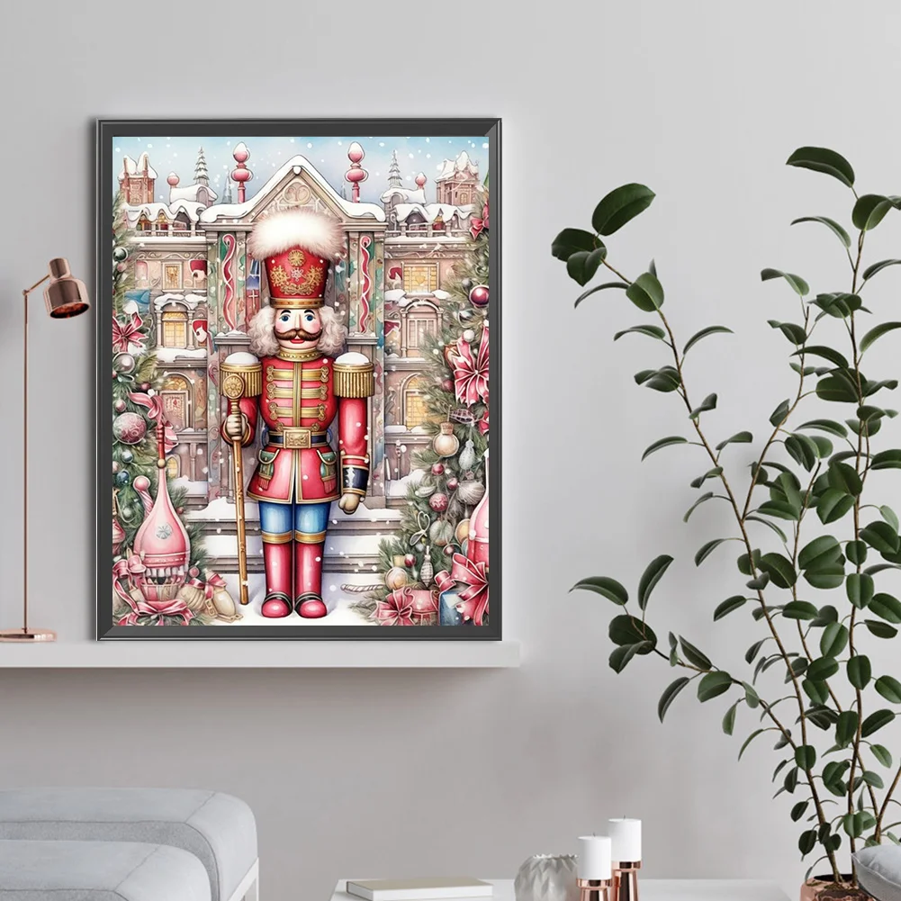 Diamond Painting - Full Round Drill - Nutcracker Soldier(Canvas|30*40cm)