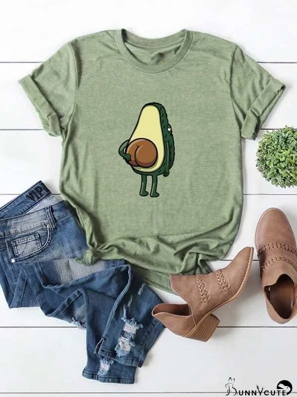 Avocado Graphic Short Sleeve Tee