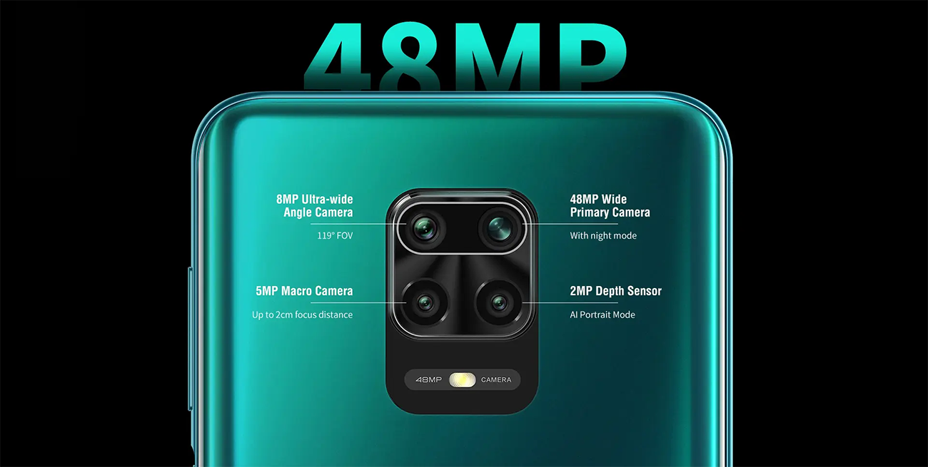 Redmi Note 9S Smartphone Quad Kamera 4GB+64GB EU Version- Aurora Blau / Glacier Weiß / Interstellar Grau Redmi Nota 9S Smartphone Quad Kamera 4GB + 64GB Versão Da UE-Aurora Blau / Glaciar Weiß / Grau Interstellar