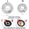 Bicycle Wheel Hub Mountain Bike Hot Wheel Light