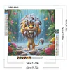 (US Only)Diamond Painting - Full Round Drill - Lion (Canvas|40*40cm)