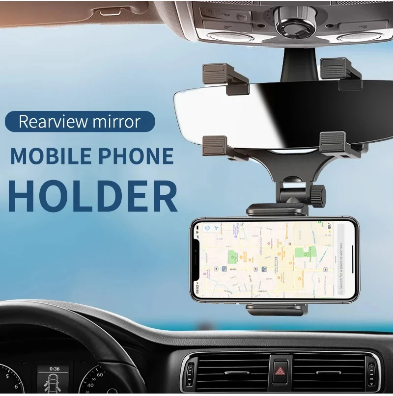 Musedesire Car Rearview Mirror Phone Holder