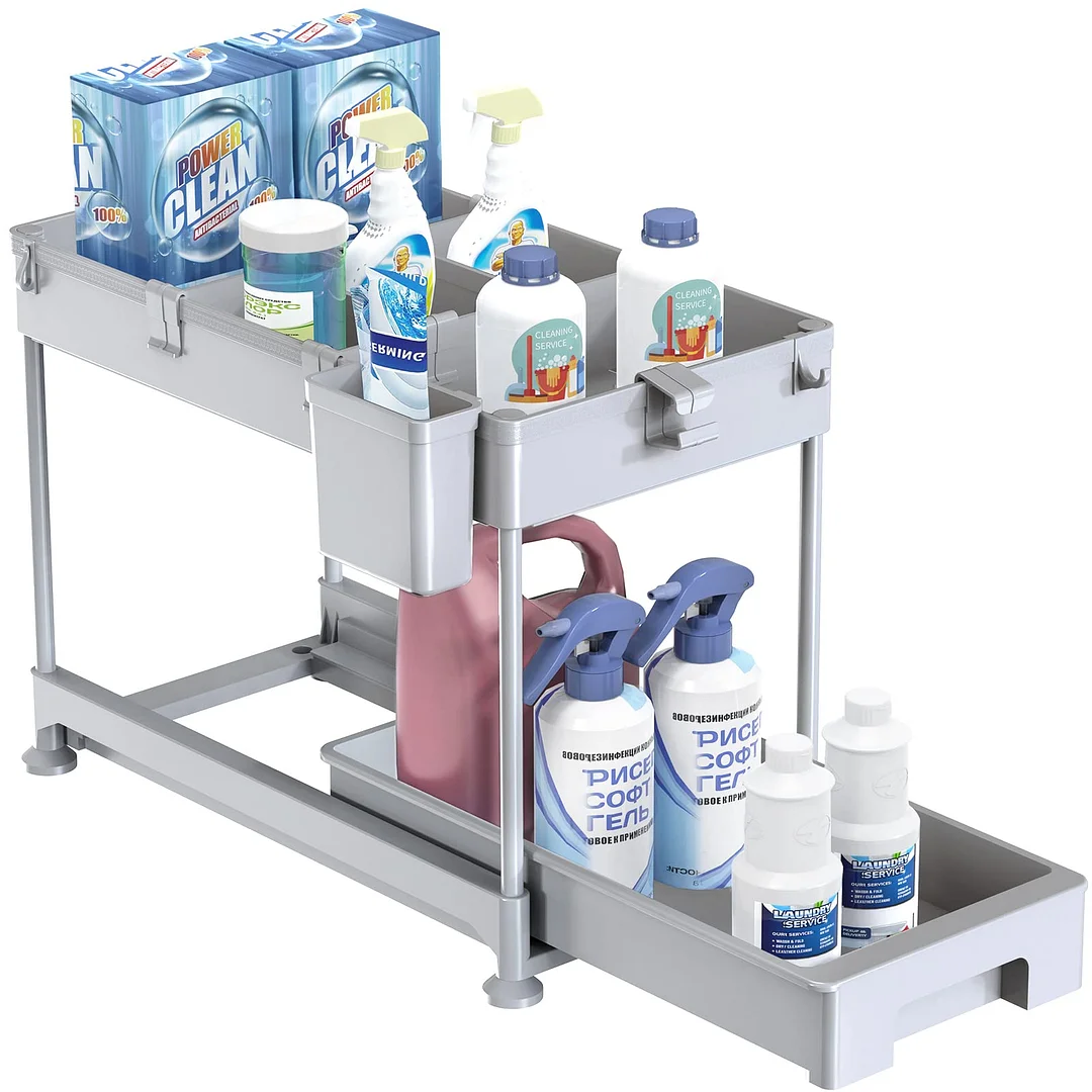 Multi-purpose Storage Shelf for Bathroom Kitchen