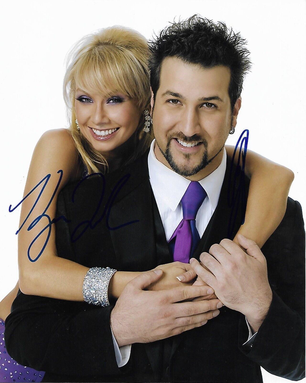 DANCING WITH THE STARS AUTOGRAPHED Photo Poster painting SIGNED 8X10 #6 JOEY FATONE KYM JOHNSON