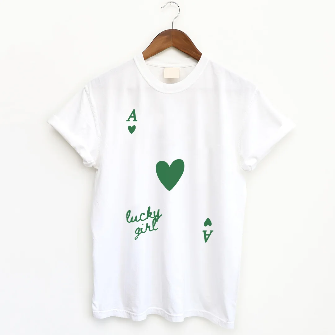 A Lucky Girl St Patrick&rsquo;s Day T-shirt