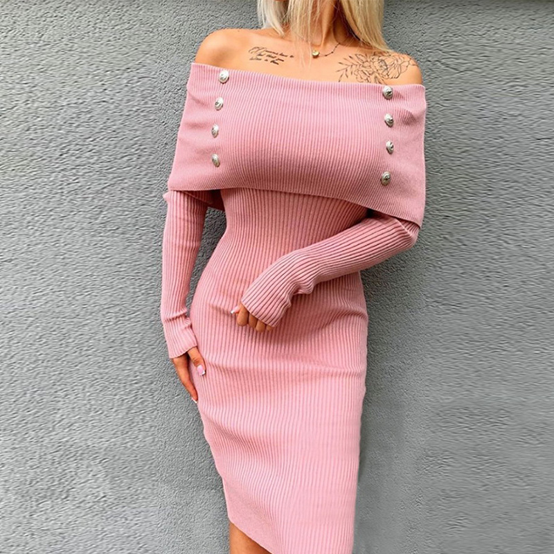 Rotimia Strapless Knitted Dress