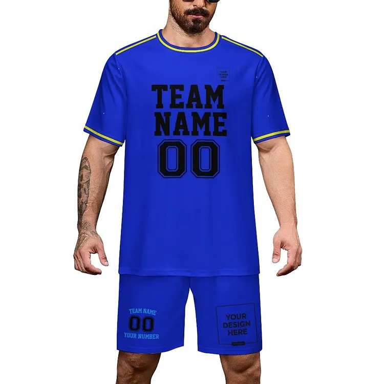 Personalized Design Men's   Football Suit SetFull Print