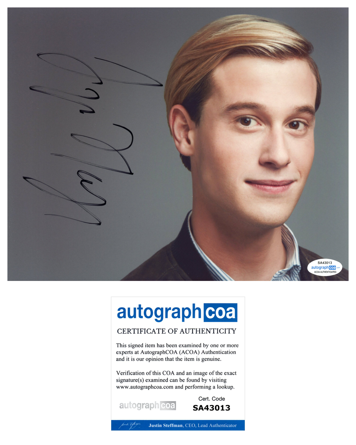 Tyler Henry Signed Autographed 8x10 Photo Poster painting Hollywood Medium ACOA COA