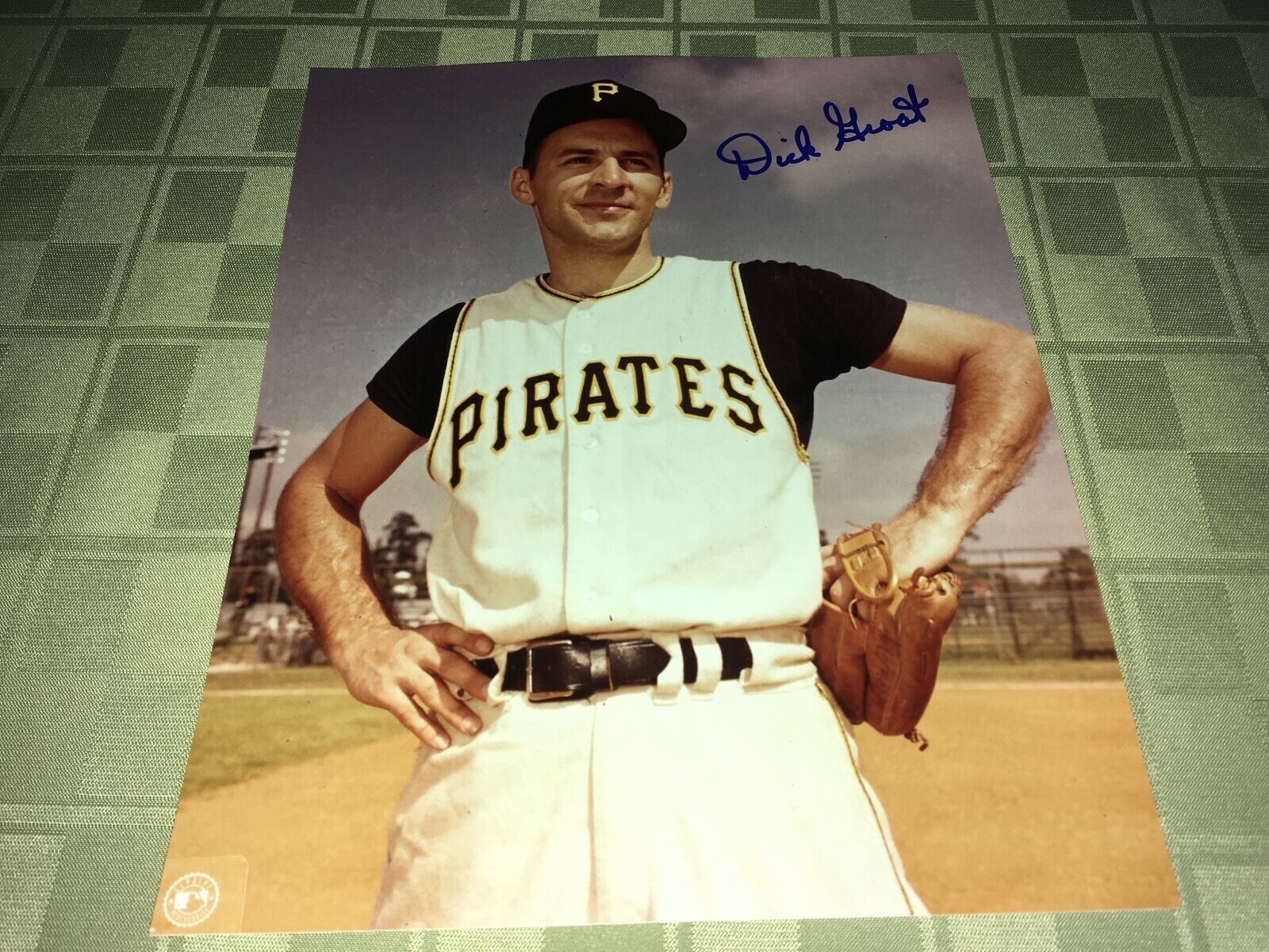 Dick Groat Pittsburgh Pirates Signed 8 x 10