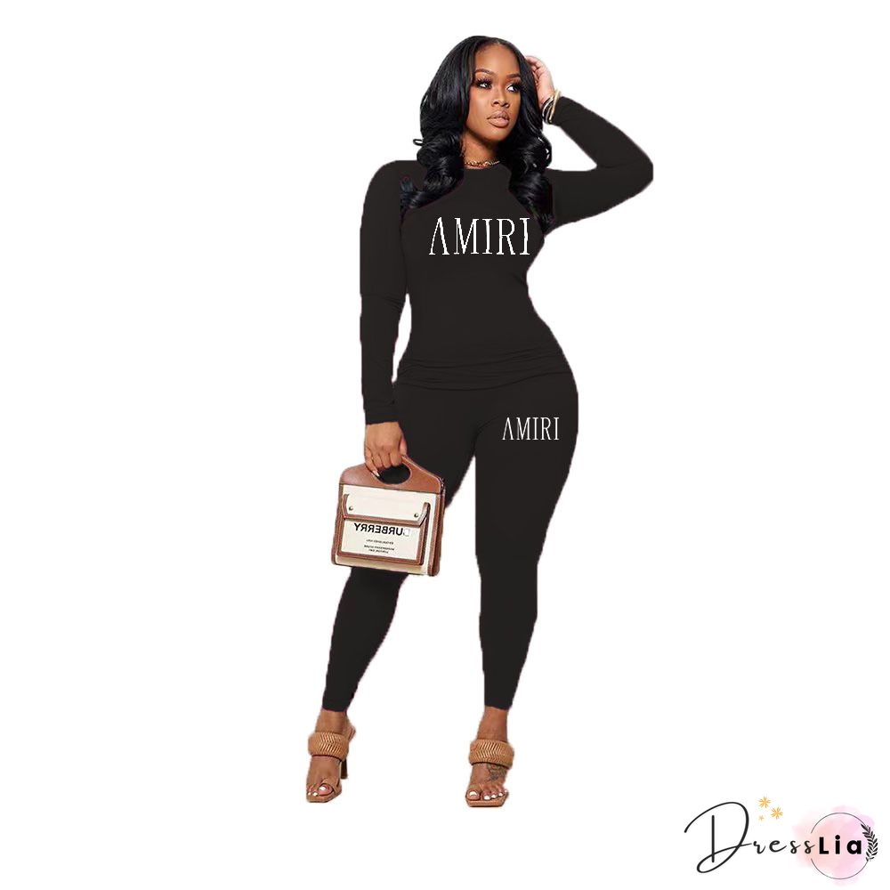 XS Long Sleeve Slim T Shirt Tops Skinny Pants Outfits