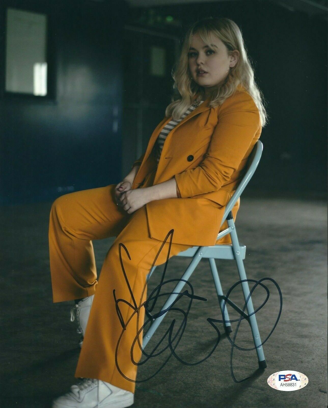 Nicola Coughlan Signed 8x10 Photo Poster painting *Actress *Derry Girls *Harlots PSA AH58831