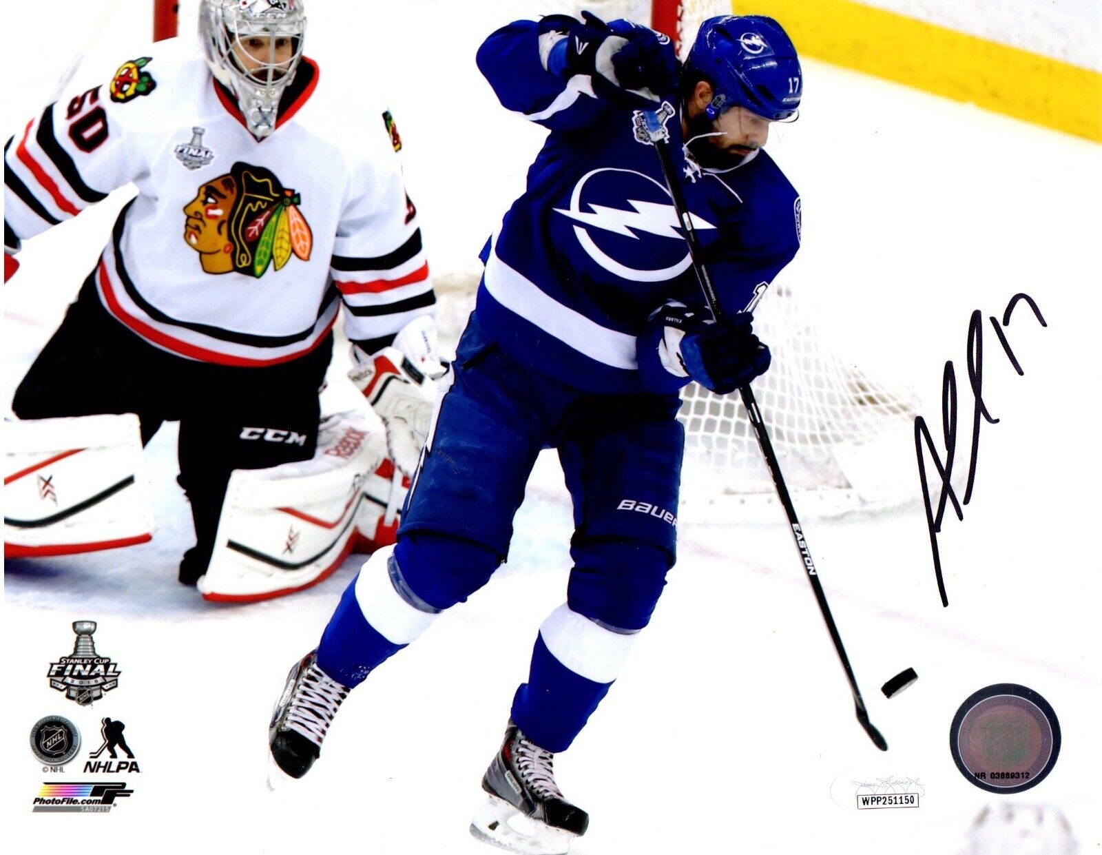 Alex Killorn autographed signed 8x10 Photo Poster painting NHL Tampa Bay Lightning JSA COA