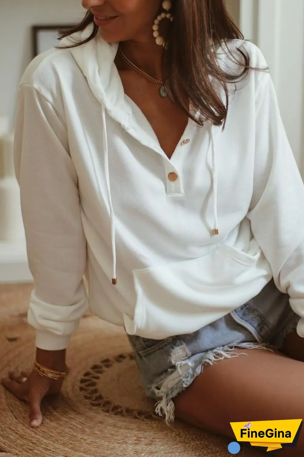 Better All The Time White Hoodie