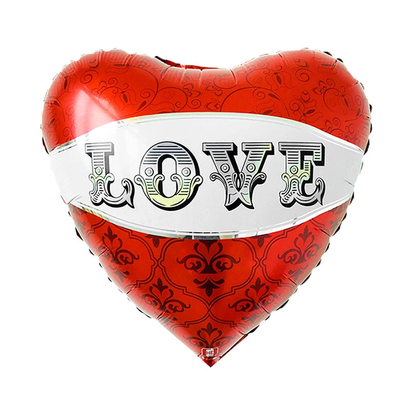 Vacation Minimalist Heart Shape Aluminum Film Travel Daily Balloons