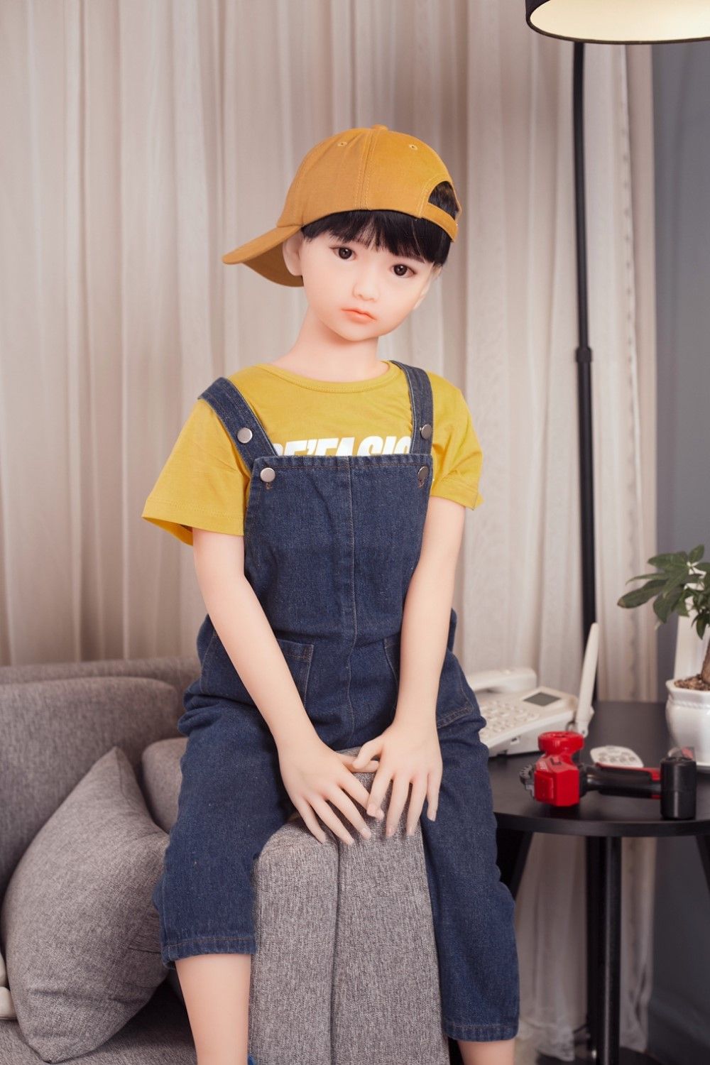 115cm (3.77') TPE Male Doll - Xiaohao （Bulit-in Penis） (NO.376) DHDOLL Littlelovedoll