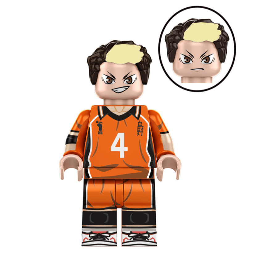 Yu Nishinoya Custom Haikyu!! Anime Minifigure LBS monstertoys