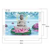Diamond Painting-DIY Crystal Rhinestone Lotus Statue