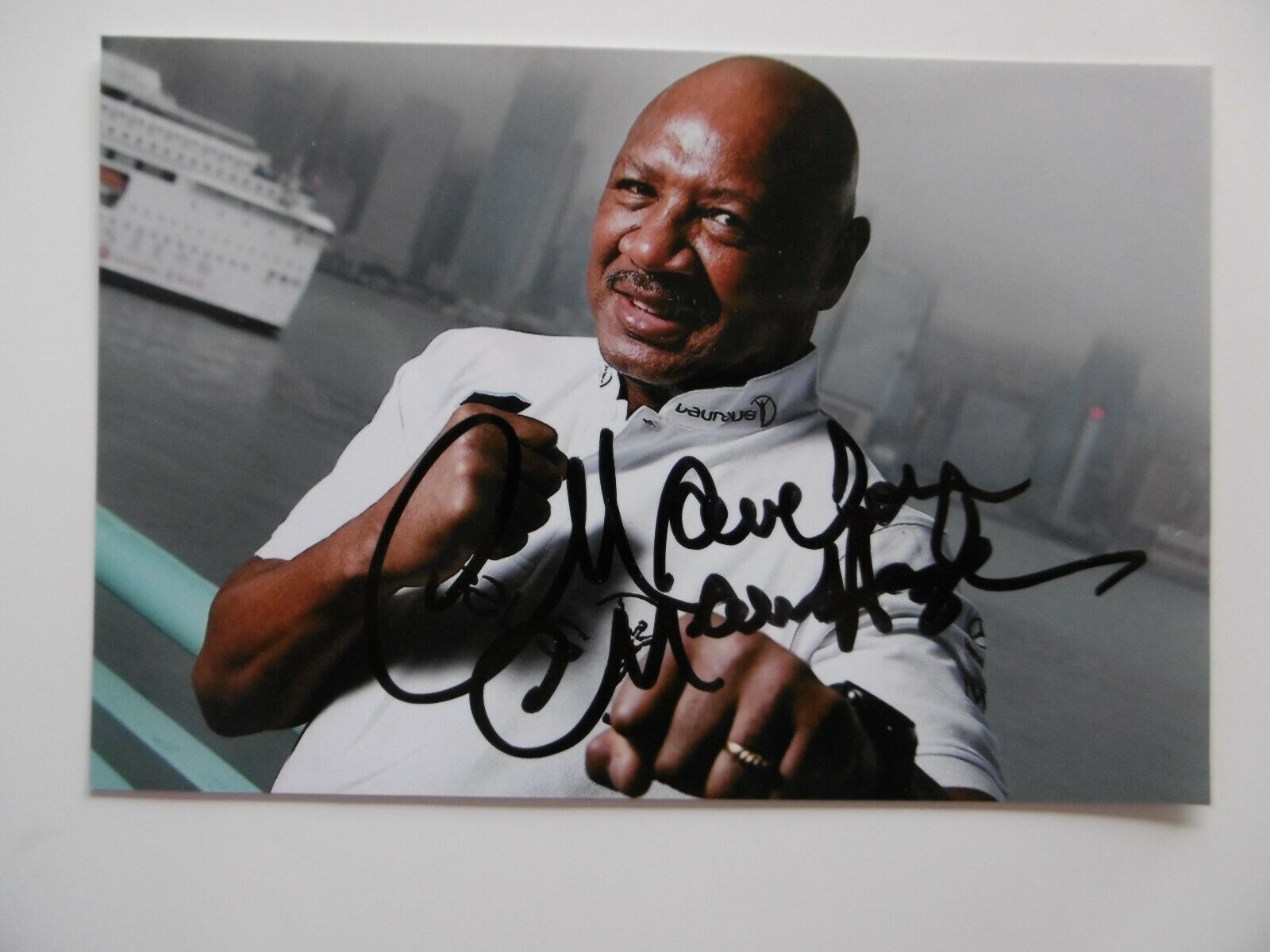 Marvelous Marvin Hagler signed 4x6 inch Photo Poster painting autograph