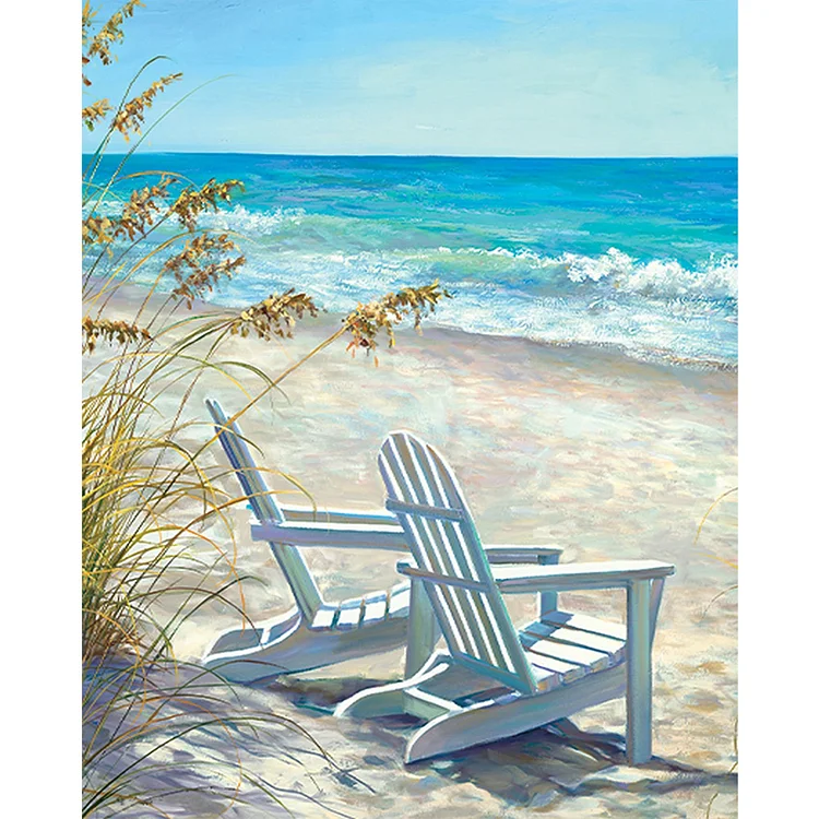 Beach Chair - Printed Cross Stitch 11CT 40*50CM