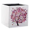 5D Diamond Painting Folding Storage Basket Box Embroidery Cross-stitch Picture Art Craft For Home Closet Cabinet Bedroom Toy Sundry Organizer (Season Tree)