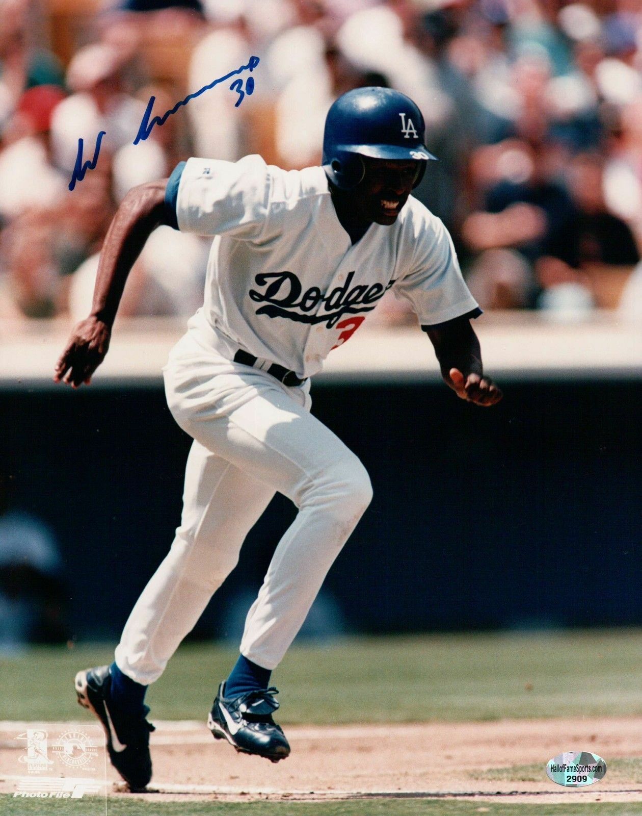 Wilton Guerrero Signed 8X10 Photo Poster painting Autograph LA Dodgers Running Auto w/COA