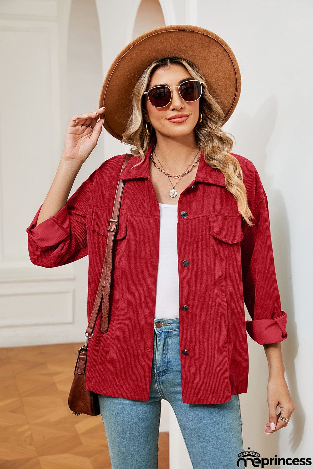 Button Down Collared Jacket