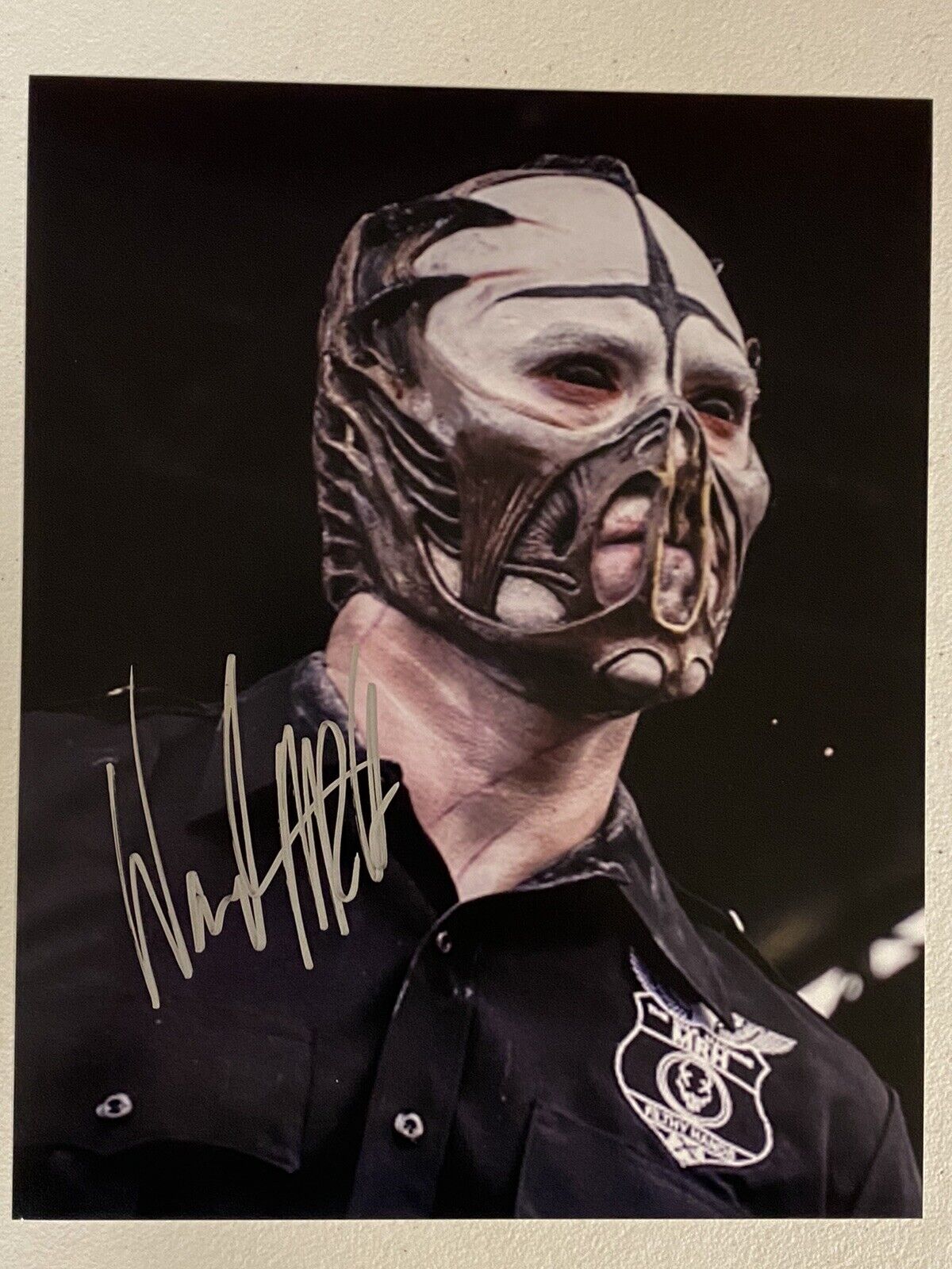 MUSHROOMHEAD WAYLON AUTOGRAPHED SIGNED Photo Poster painting 1 WITH EXACT SIGNING PICTURE PROOF