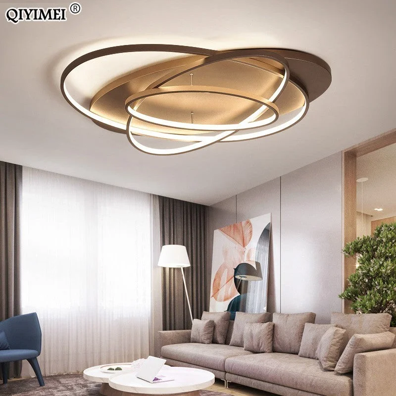 Oval Led Ceiling Lights Luminaire Plafonnier For Living Room Kitchen ...