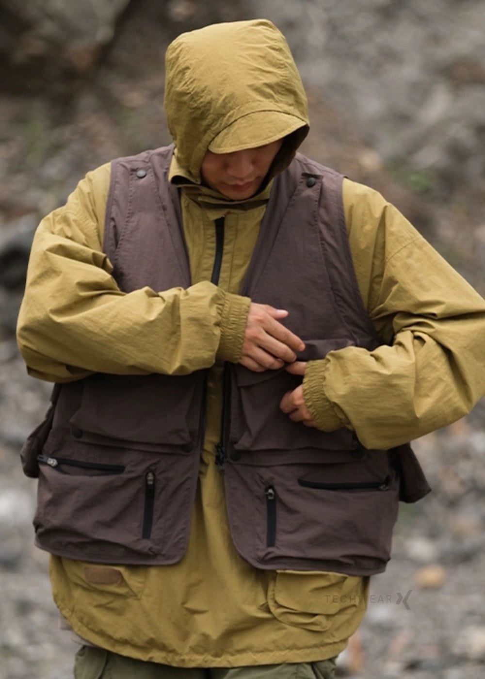 Detachable Waterproof Vest Subtraction techwear-x