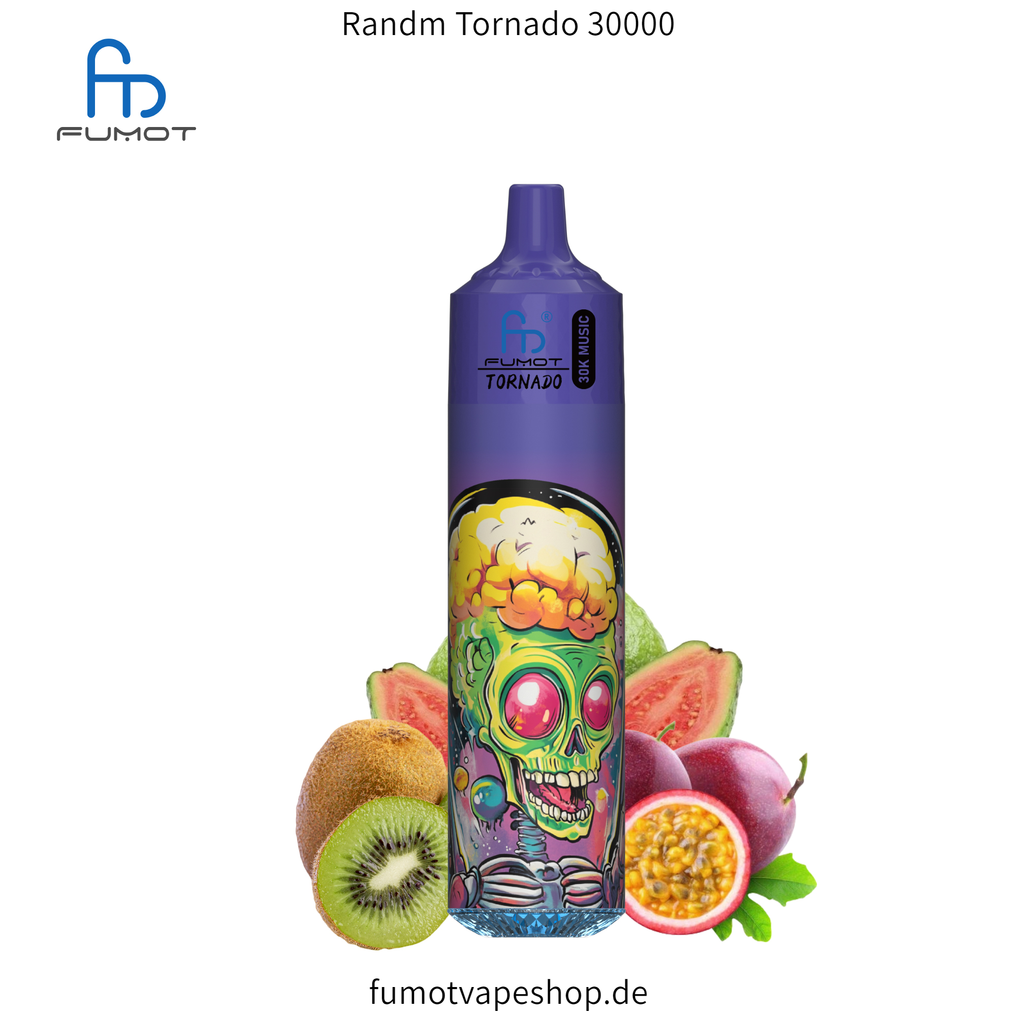 Randm Tornado 30000 Kiwi, Passionsfrucht, Guave  fumotvapeshop