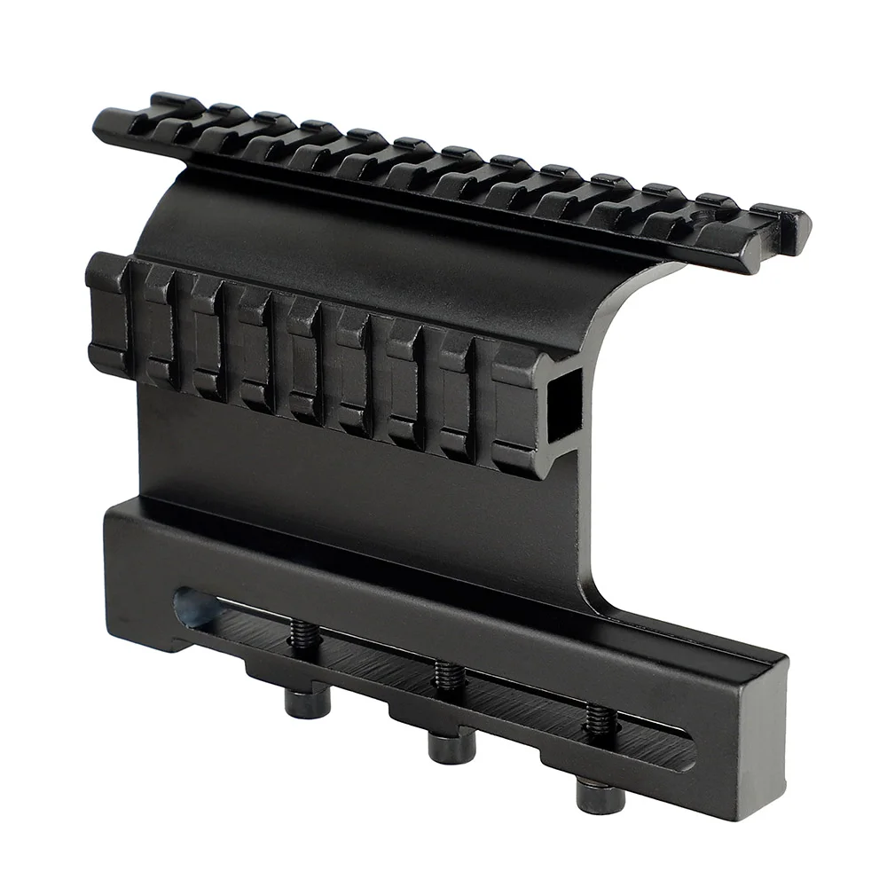ohhunt® AK Series Gen 3 Double Picatinny Rail Side Mount Side Lock Scope Mount