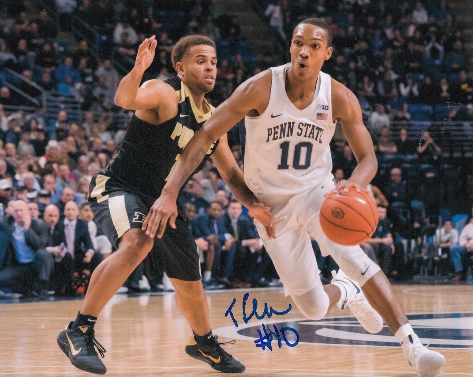 TONY CARR signed (PENN STATE NITTANY LIONS) Basketball DRAFT 8X10 Photo Poster painting W/COA #5