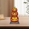 >SALE<2D Flat Wooden Halloween Pumpkin DIY Diamond Painting Desktop Decorations Decor