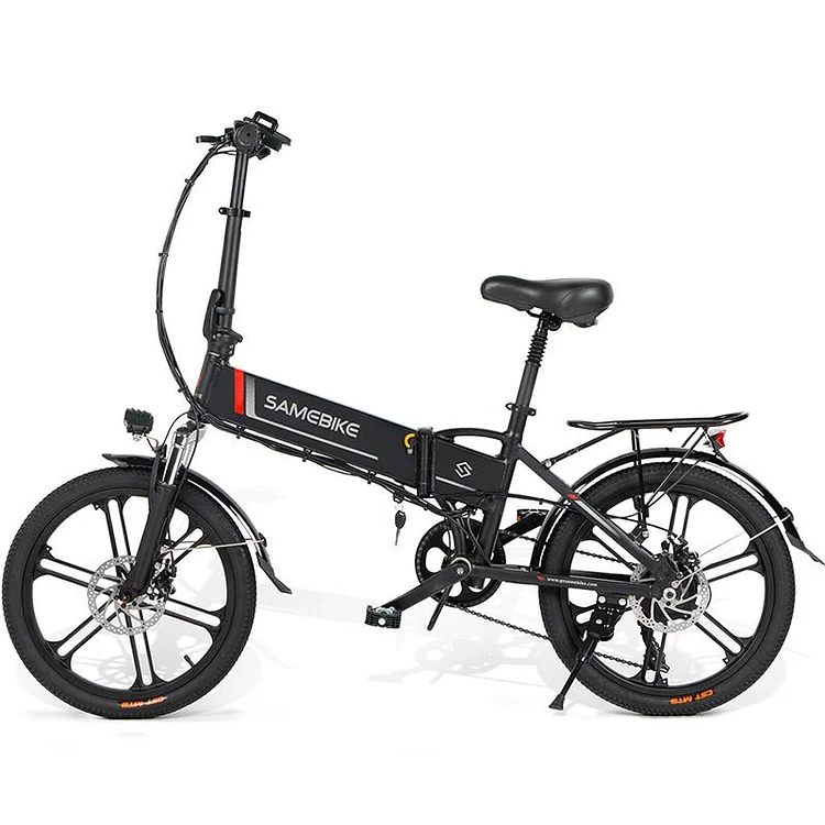 SAMEBIKE 20LVXD30 II Folding Electric Bike 20 Inch Tires 350W Motor 10 ...