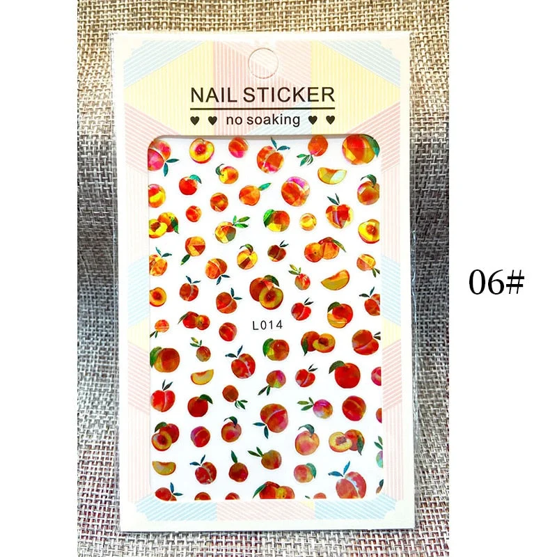 1 Sheet New Roman English Alphabet Number 3D Nail Stickers Christmas Animals iridescent Gold Silver Word Small Letters Nail