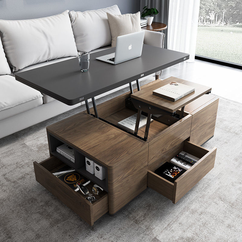 Folding Lift-top Multifunctional Coffee Table, Desk, Dining Table