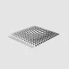 Gravity - Metal Grid Recessed Fruit Tray Simple Abstract Art Stainless Steel Fruit Tray Living Room Coffee Table Storage Tray Soft Decoration Ornaments
