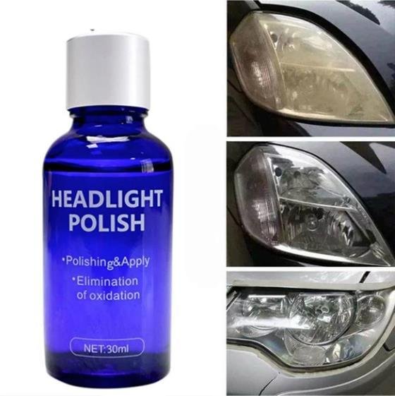 Headlight Cleaning Polish - protect your car from aging, fading, weather, sunlight erosion, and light beam