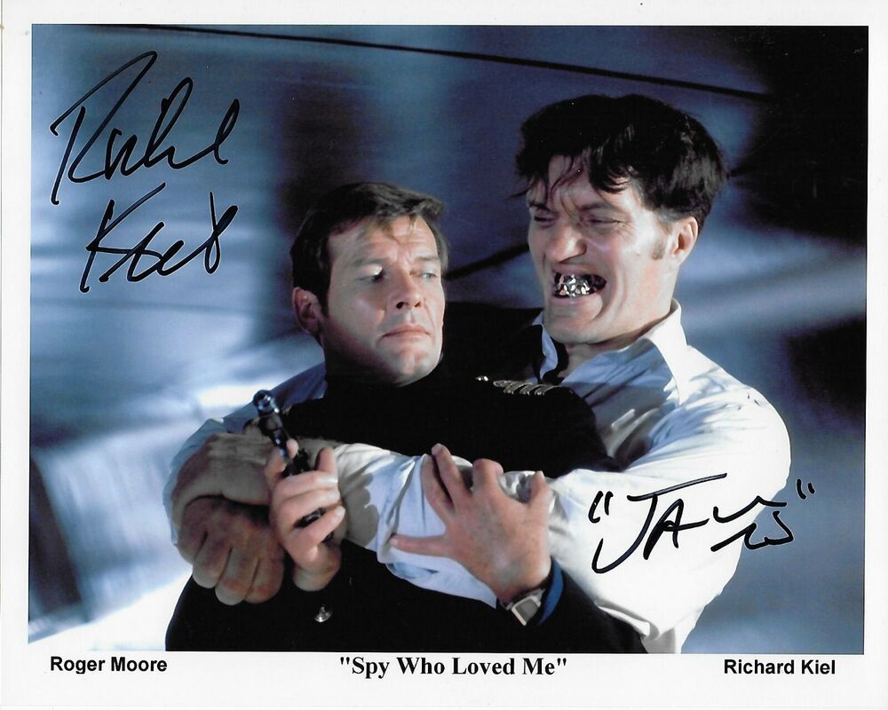 Richard Kiel The Spy Who Loved Me Signed 8x10 Photo Poster painting #4