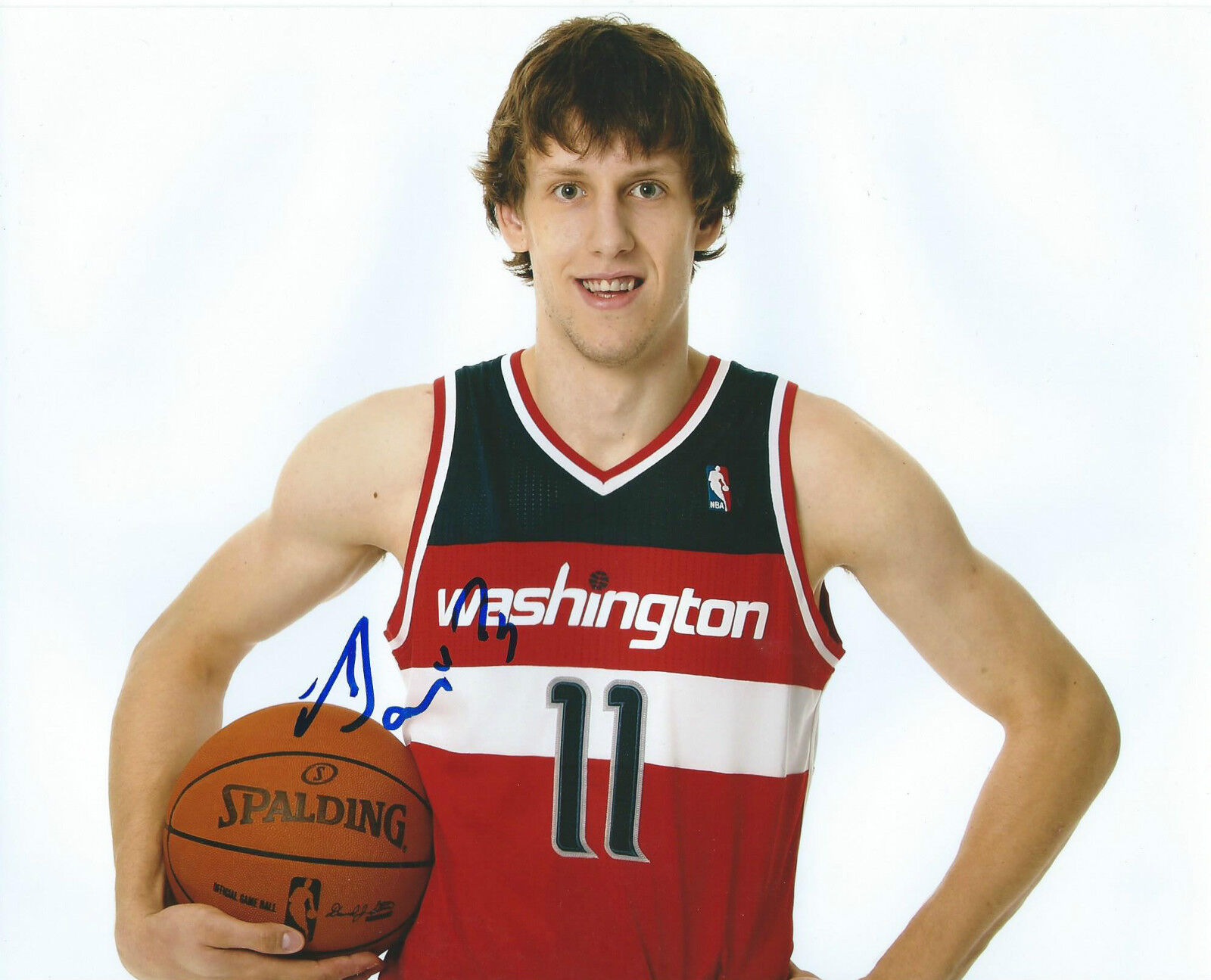 **GFA Washington Wizards *JAN VESELY* Signed 8x10 Photo Poster painting J3 COA**