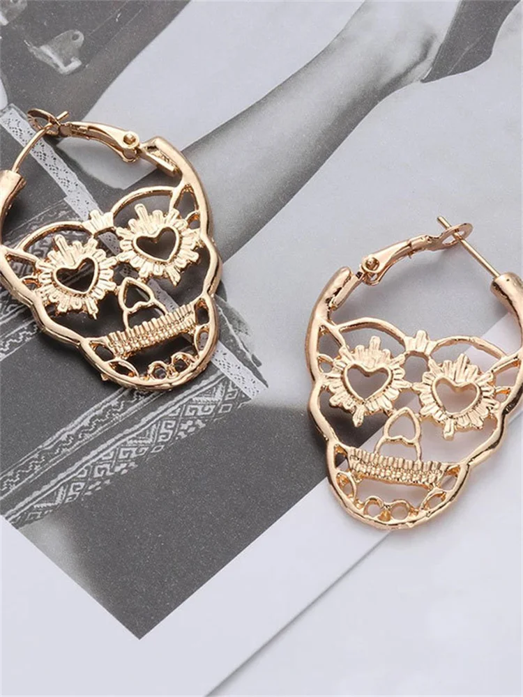 Day Of The Dead Sugar Skull Earrings