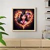Cartoon-10 Full 14CT DIY Stamped Cross Stitch Kits Needlework Embroidery Kit 11.81x11.81inch Cross Stitch Art and Crafts Kits for Beginners Adults Home Decor