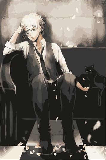 

Ken Kaneki – Paint By Numbers - 40*50CM, 501 Original