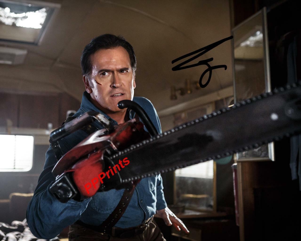 BRUCE CAMPBELL Ash VS Evil Dead SIGNED AUTOGRAPHED 10X8 REPRODUCTION Photo Poster painting PRINT