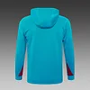 Joyfball 2024/2025 Psg Paris Saint-Germain Half-Pull Hat Style Training Suit Lake Blue Football Shirt 1:1 Thai Quality