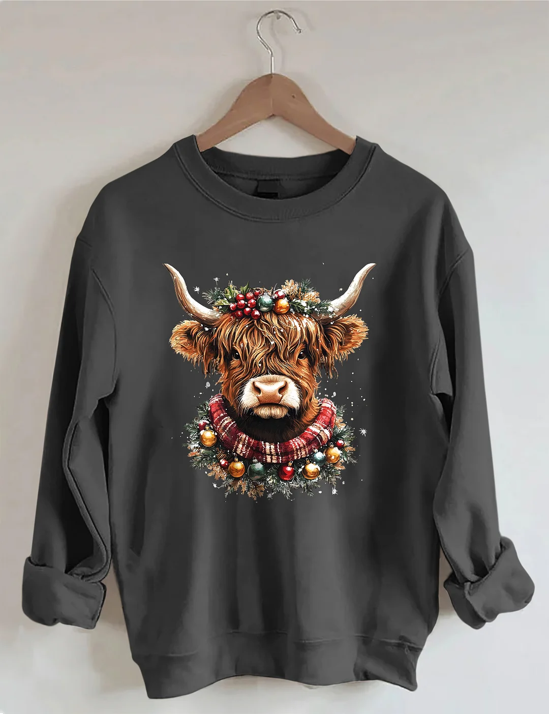 Christmas Cow Sweatshirt