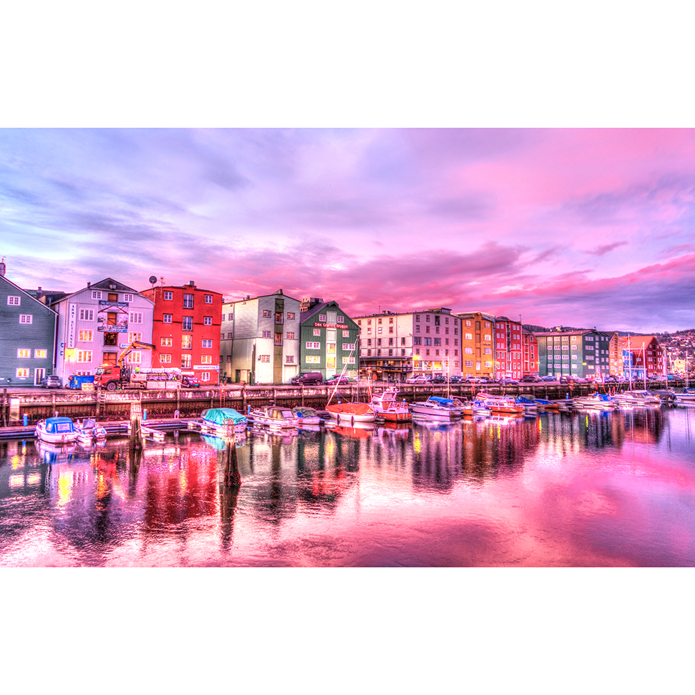 

Coastal City - 1000 Pieces Jigsaw Puzzle, 501 Original