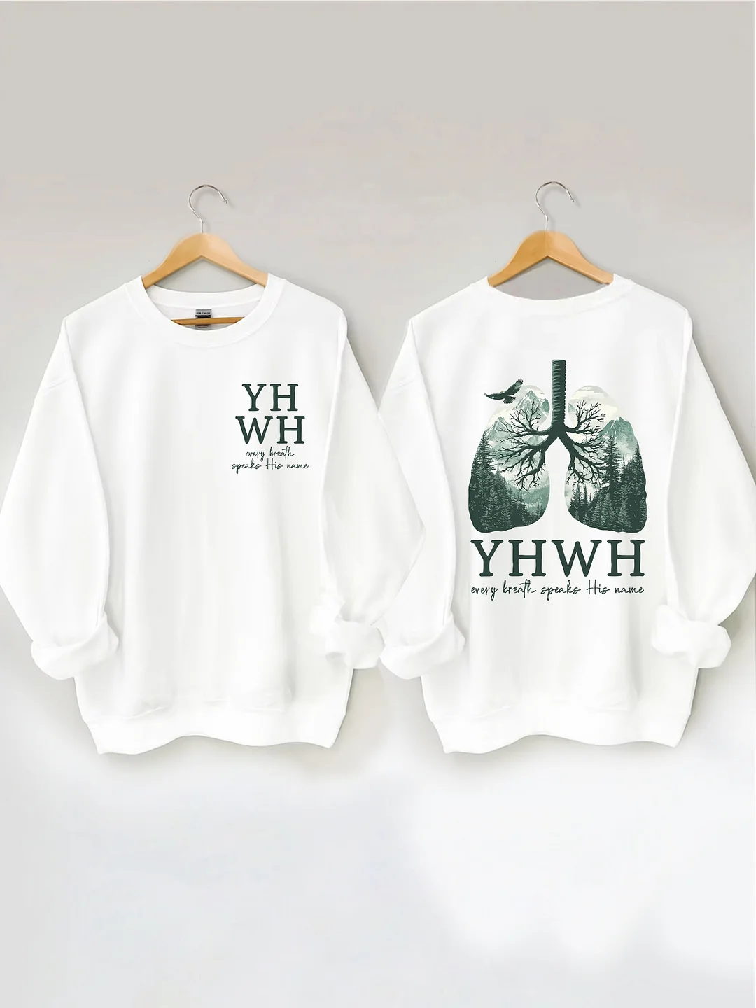 YHWH Lungs Christian Sweatshirt